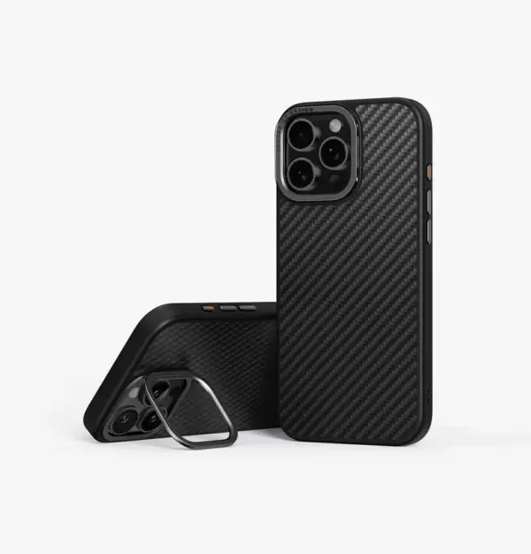 UNIQ KEVA MAX LIGHTWEIGHT PROTECTIVE CASE WITH ULTRA-TOUGH ARAMID BACK FOR 2024 IPHONE 16 PRO | BLACK